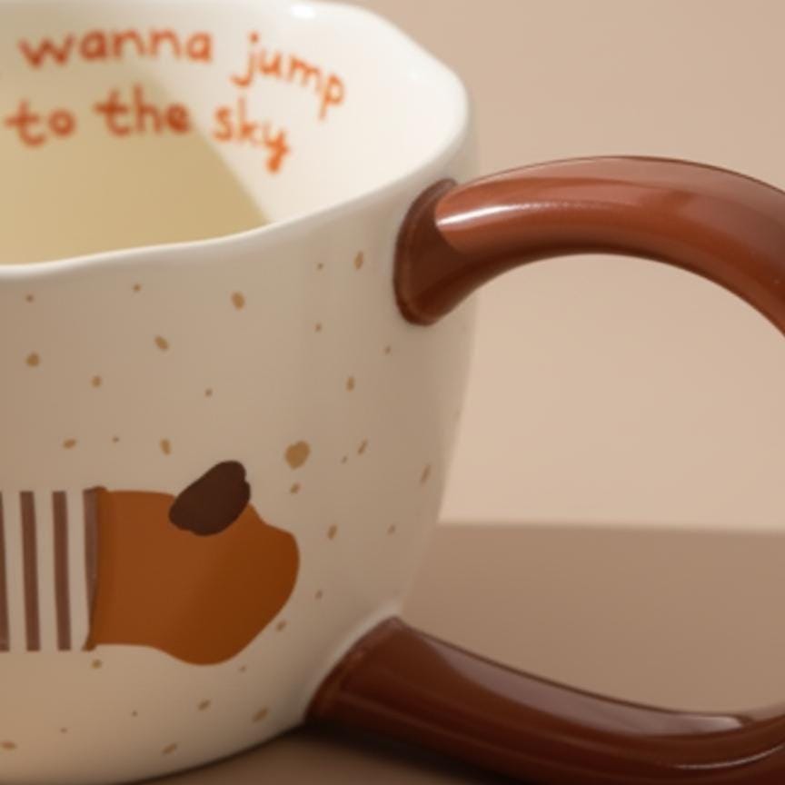 Hand-made Dog Coffee Mug | Ceramic Mug