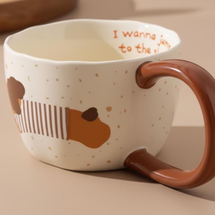 Hand-made Dog Coffee Mug | Ceramic Mug