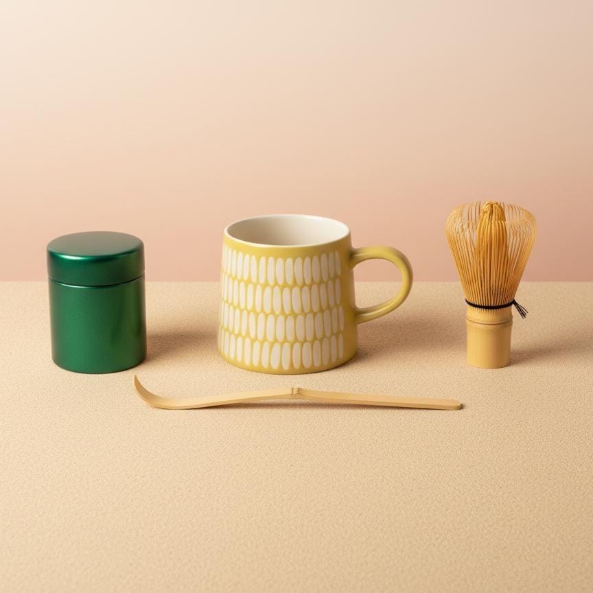 Handmade Funky Yellow Pattern Mug