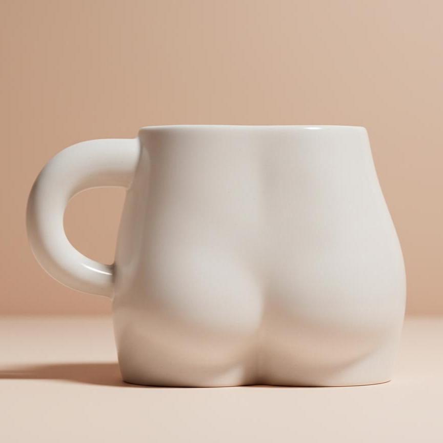 Handmade Belly Grab Coffee Mug | Ceramic Mug